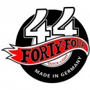 Mit Forty-Four bringt man sofort... Logo