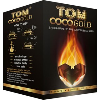 TOM Cococha Kokoskohle - Gold 1kg kaufen
