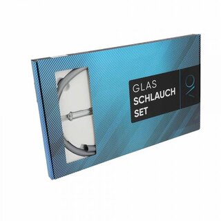 AO Hookah Glas Schlauchset Colored Round Silber kaufen