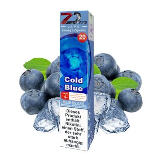7Days Vape - Cold Blue Einweg E-Shisha kaufen