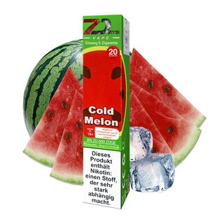 7Days Vape - Cold Melon Einweg E-Shisha kaufen
