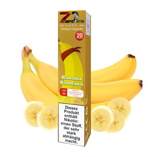 7Days Vape - Banana Bandana Einweg E-Shisha kaufen
