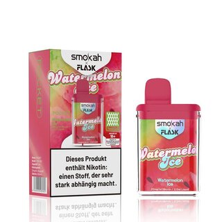 Smokah x Flask Pocket Vape 600 - Einweg E-Shisha - Watermelon Ice kaufen