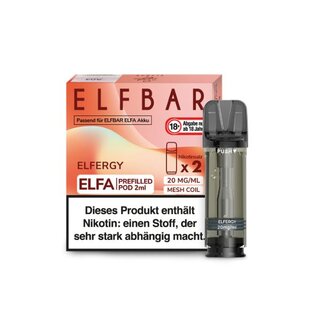 ELFA Elf Bar - Prefilled Pod - Elfergy - 2 Stück kaufen