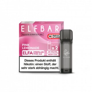 ELFA Elf Bar - Prefilled Pod - Pink Lemonade - 2 Stck kaufen